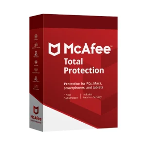McAfee Total Protection 3 User 1 Year