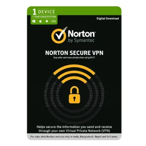 Norton Secure VPN  1 Device 1 Year